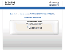 Tablet Screenshot of eventosdell.hardlink.com.br